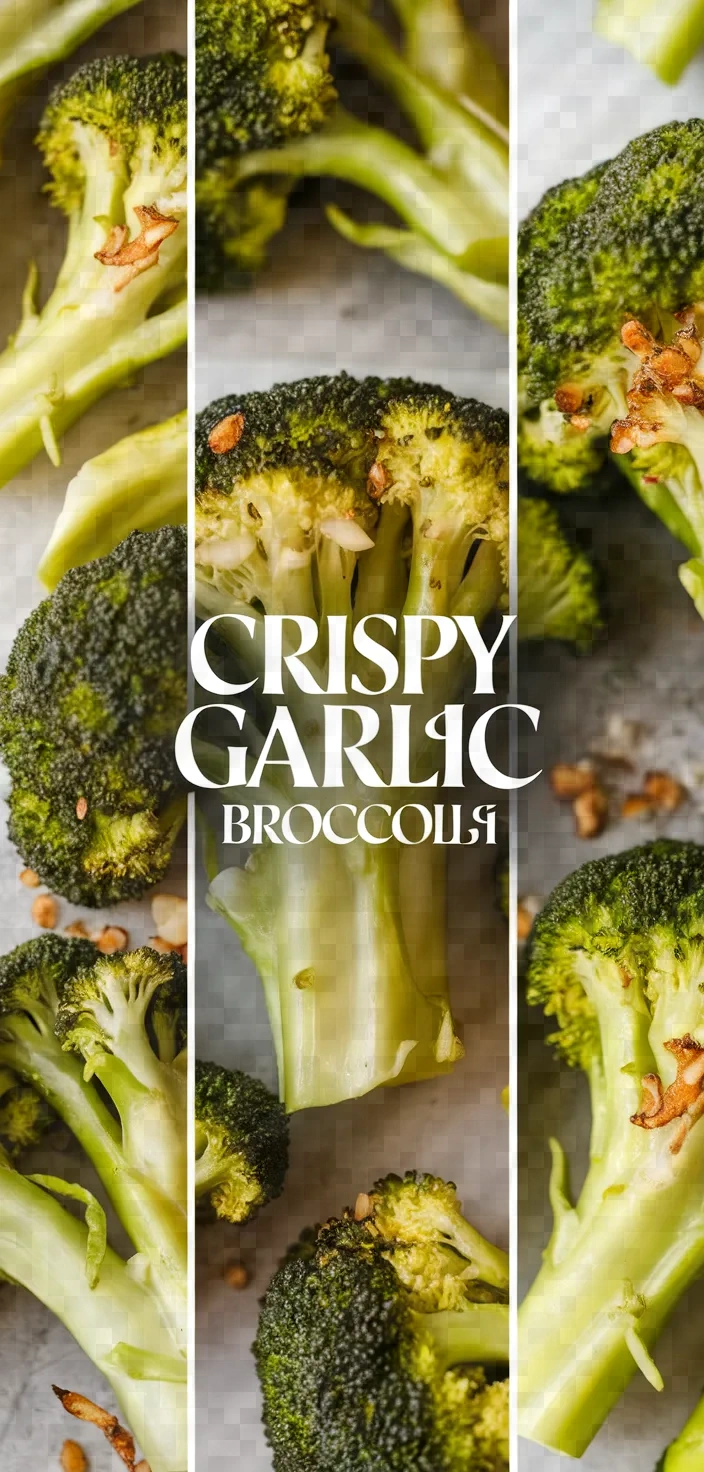 A photo of Crispy Garlic Air Fryer Broccoli Recipe