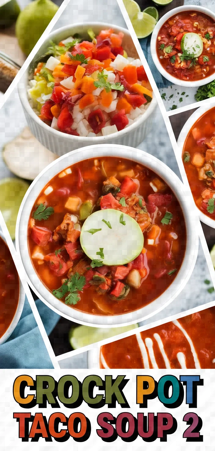 A photo of Crock Pot Taco Soup 2 Recipe