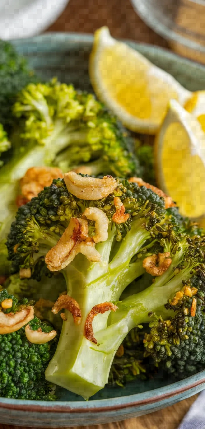 Ingredients photo for Crispy Garlic Air Fryer Broccoli Recipe
