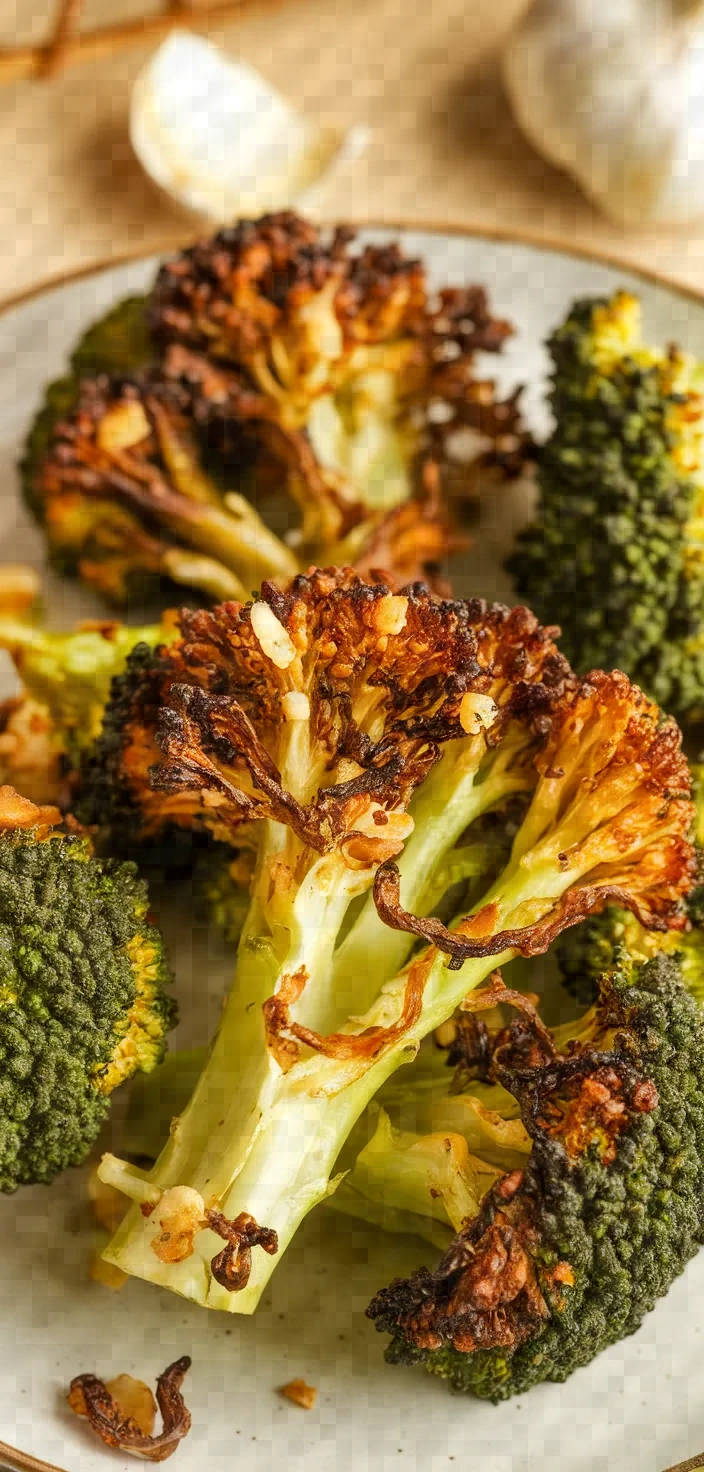 Photo of Crispy Garlic Air Fryer Broccoli Recipe