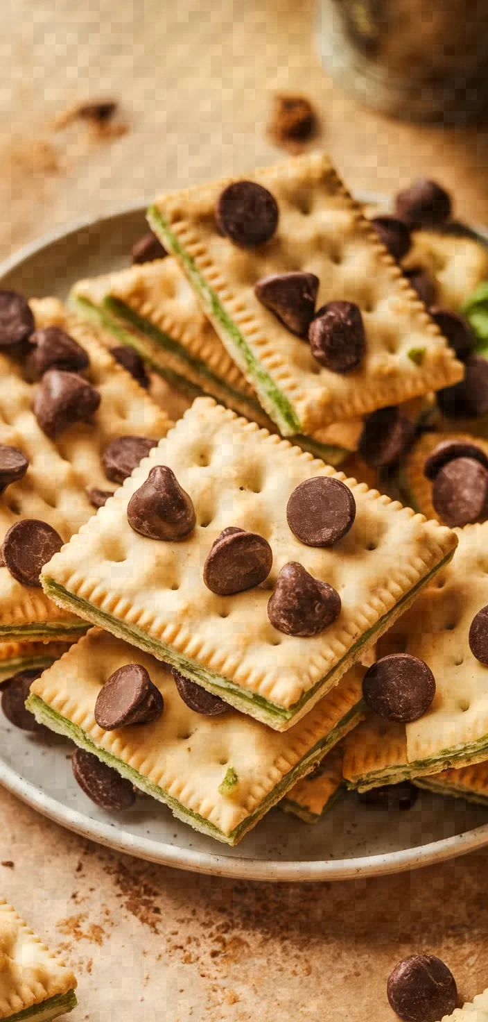 Photo of Ritz Cracker Mint Thins Recipe