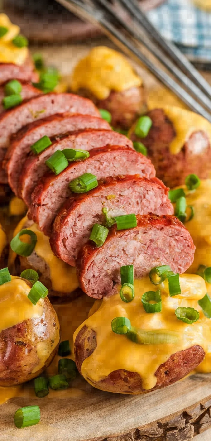 Cheesy Ranch Potatoes And Smoked Sausage Recipe