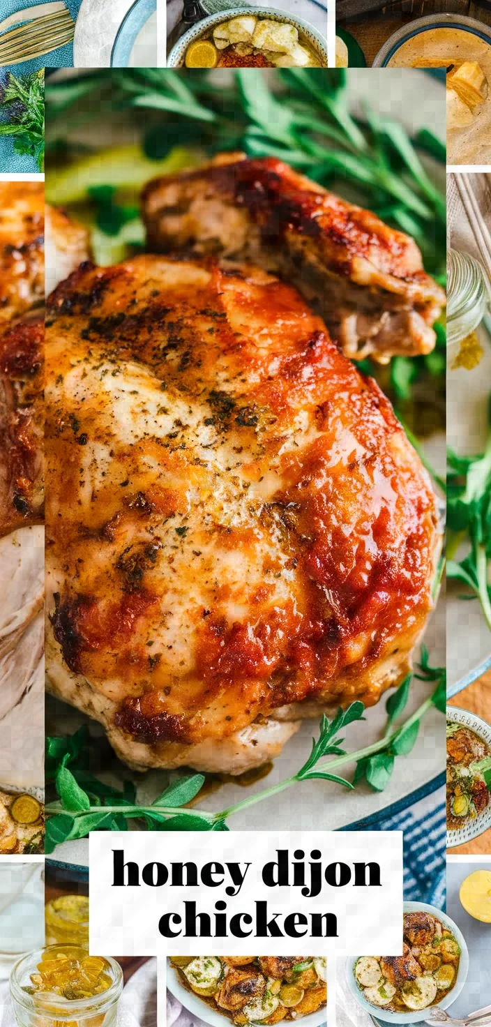 A photo of Easy Baked Honey Dijon Chicken Recipe