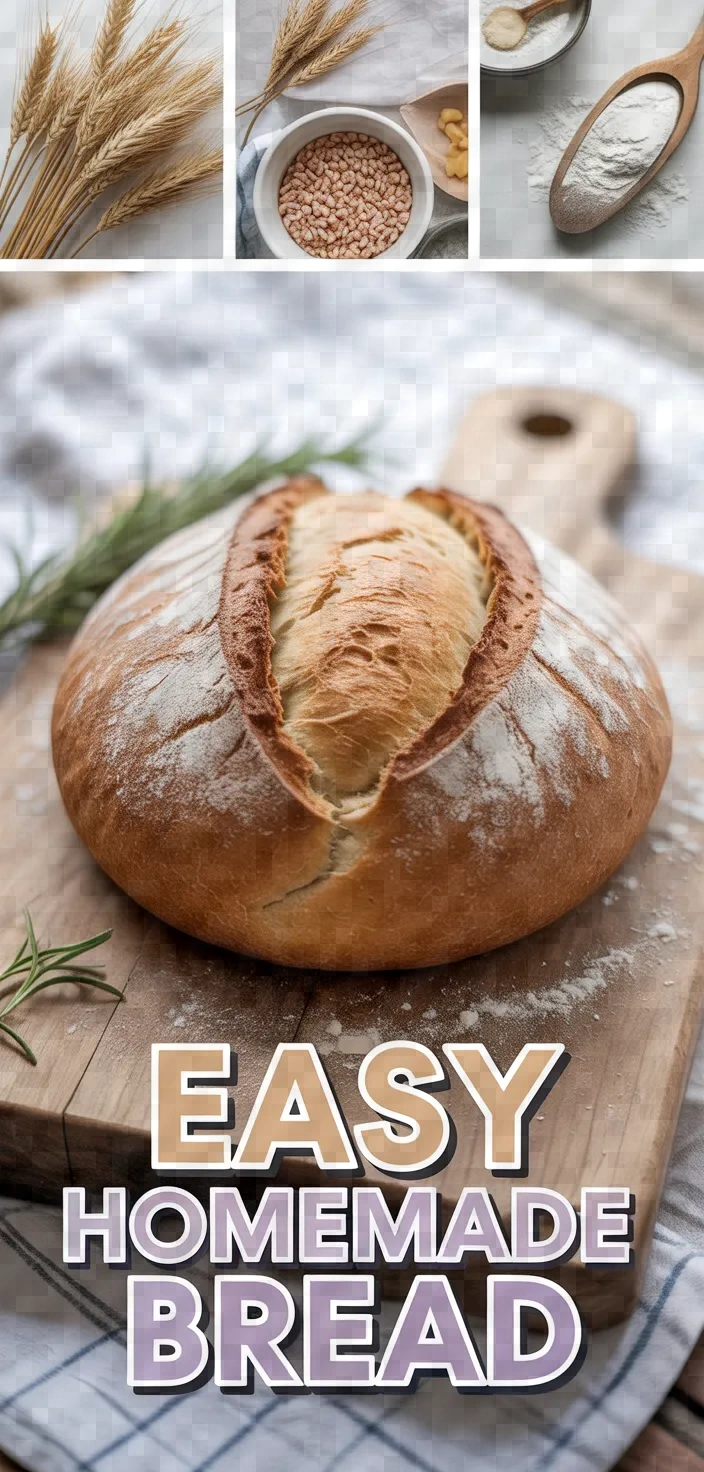 A photo of Easy Homemade Bread Recipe