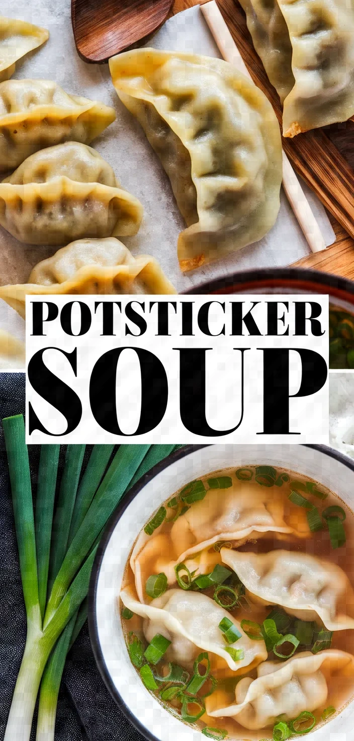 A photo of Potsticker Soup Recipe