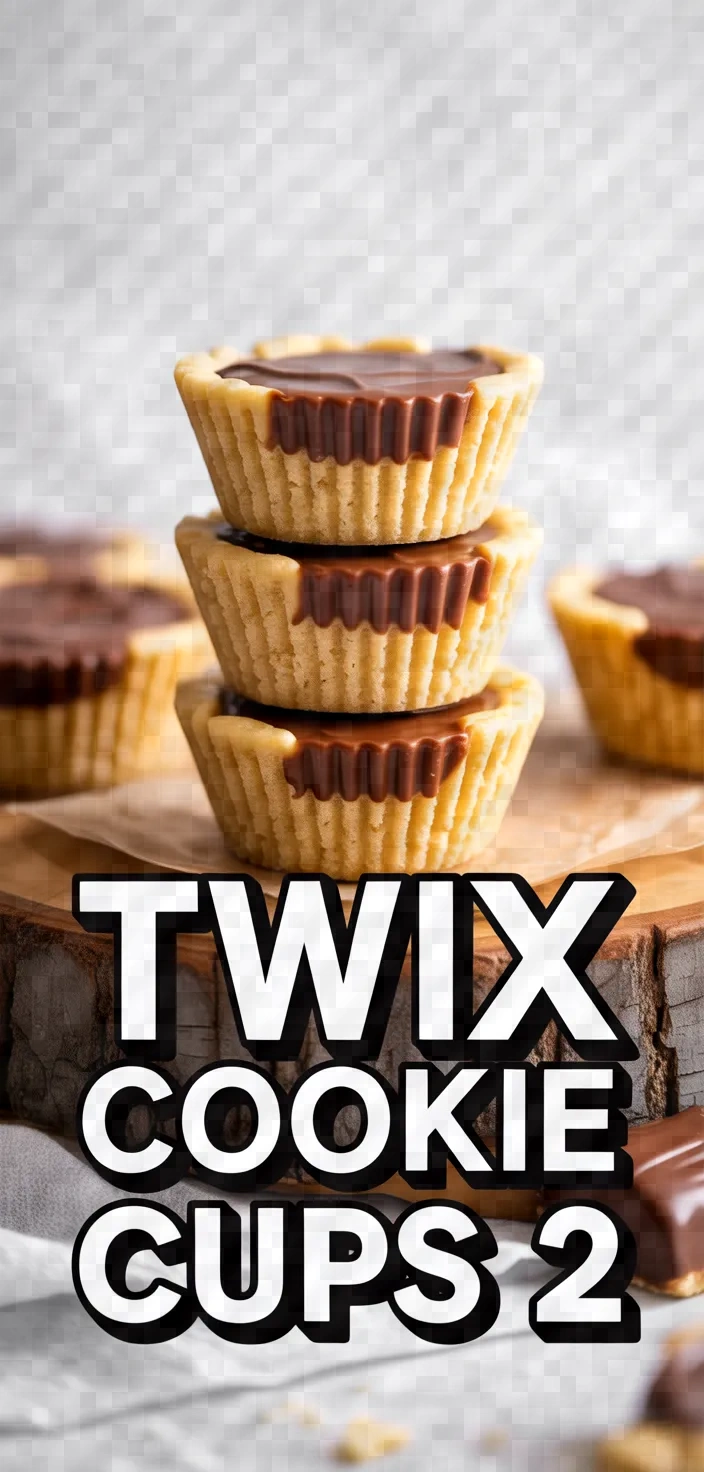 A photo of Twix Cookie Cups 2 Recipe