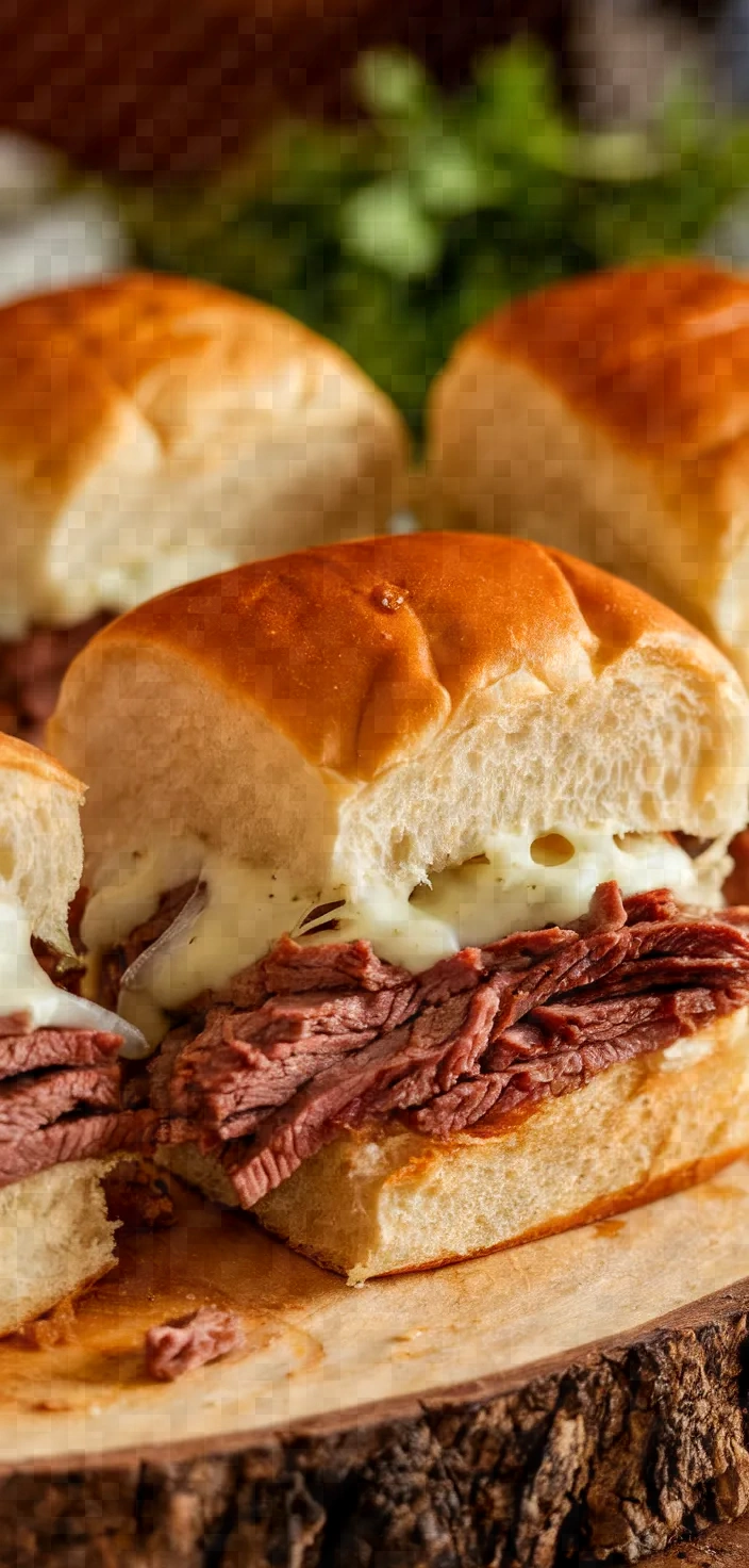 Photo of Easy Philly Cheesesteak Sliders Recipe