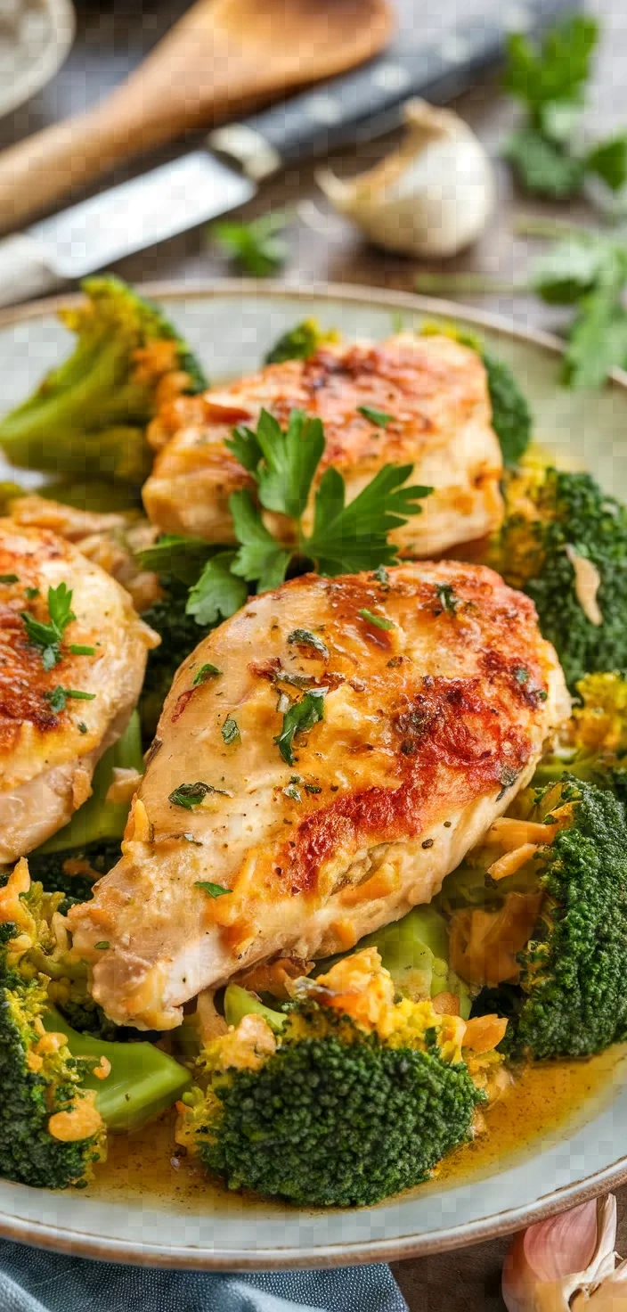 Photo of Garlic Butter Chicken Broccoli Recipe