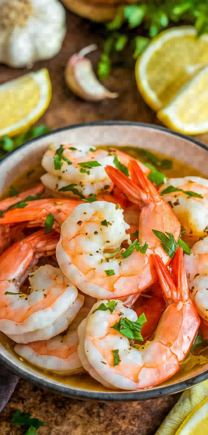 Ingredients photo for Spicy Lemon Garlic Shrimp Recipe